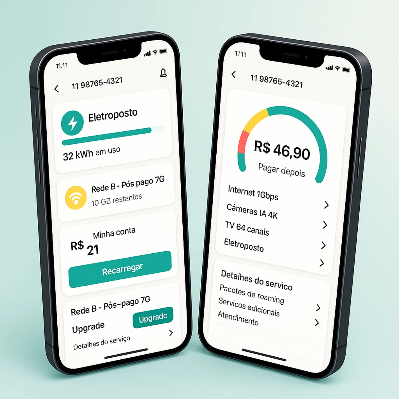 Placeholder — Suporte por unidade