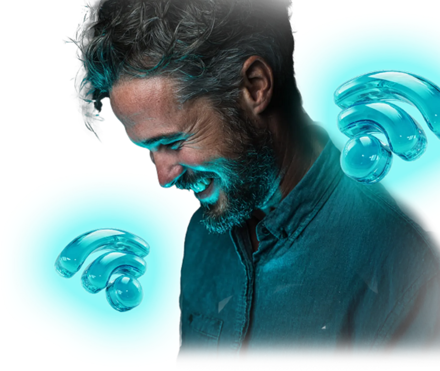 Homem usando tecnologia